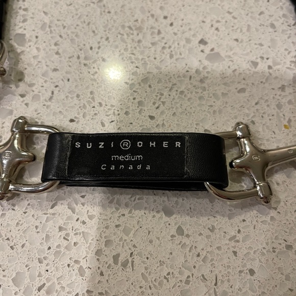 Suzi Roher black stretch belt - Picture 3 of 3